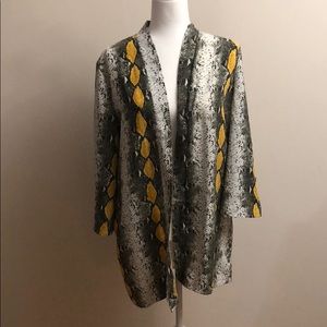 Snake Print Kimono